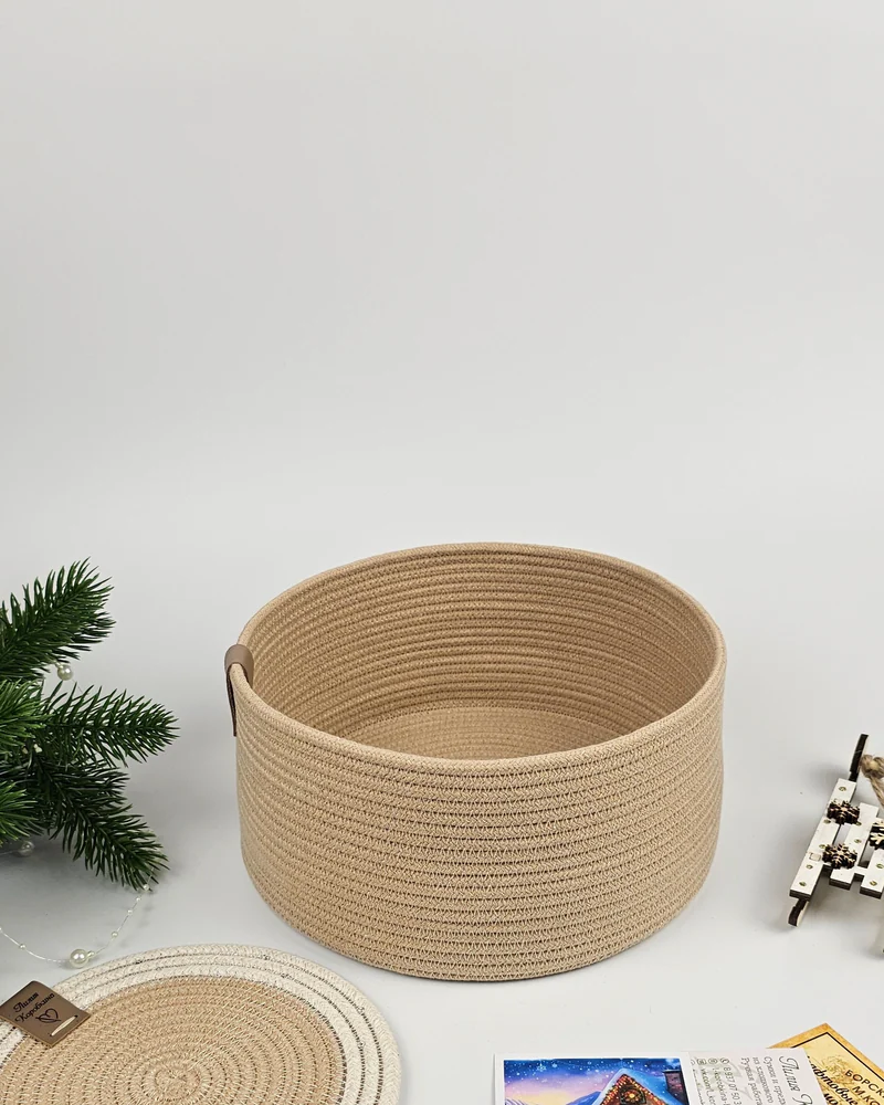 Корзинка d20cm h10cm+салфетка d cm