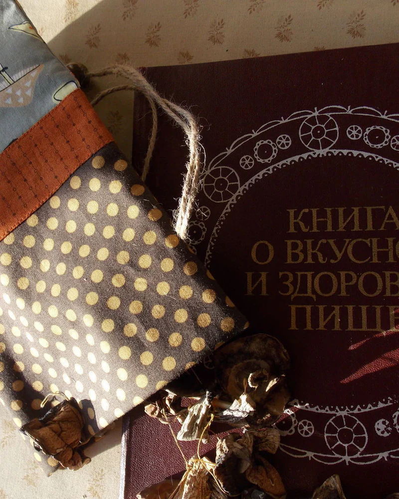 Подарочный мешочек "Мухоморчики сушеные"