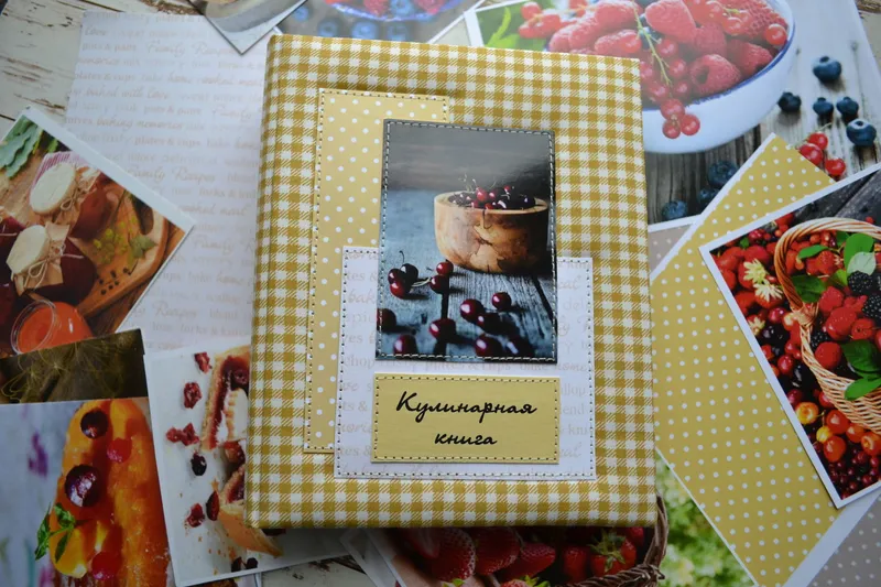 Кулинарная книга для рецептов на кольцах 13×16 см