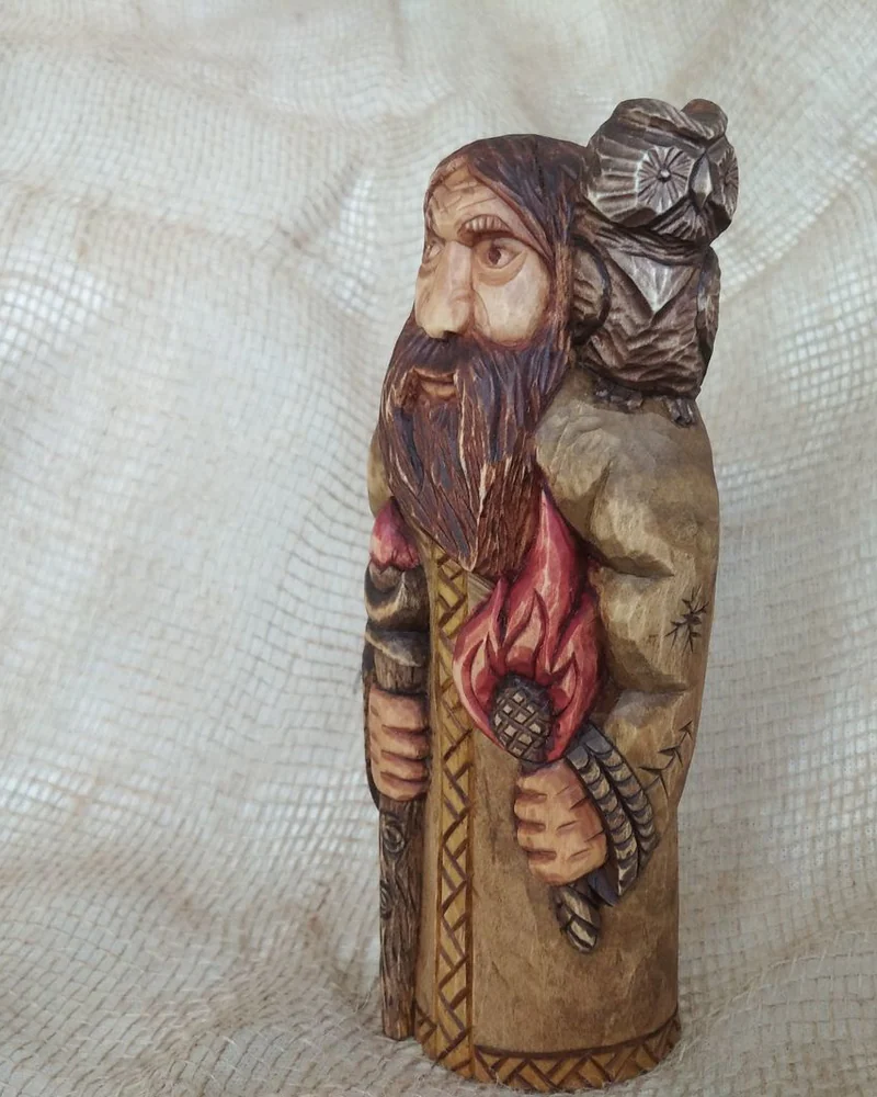 Кумир «Велес с совой» — домашний оберег — Кумир «Велес с совой» — домашний оберег