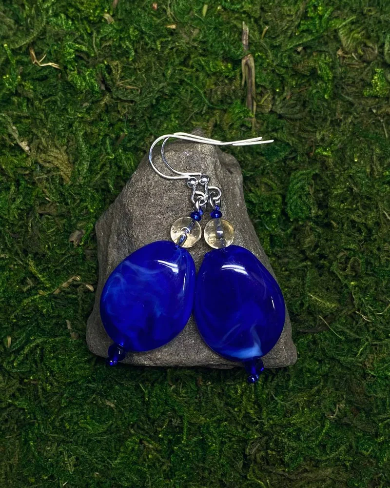 Серьги с цитрином — Серьги с цитрином