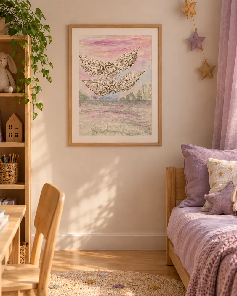 Картина «Знать, куда лететь» — 21*29,7