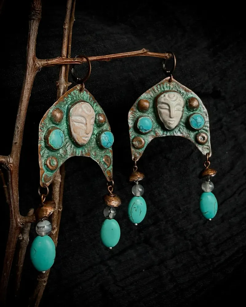 Серьги «Птицы-сестрицы» — Говлит