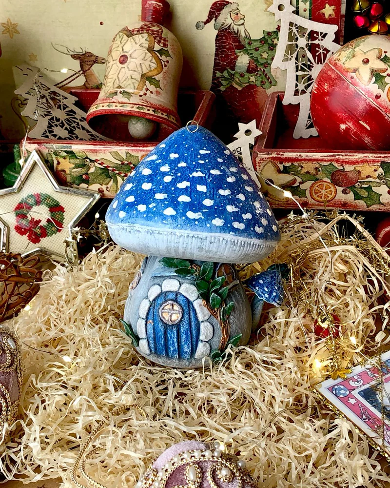Елочная игрушка «Домик»