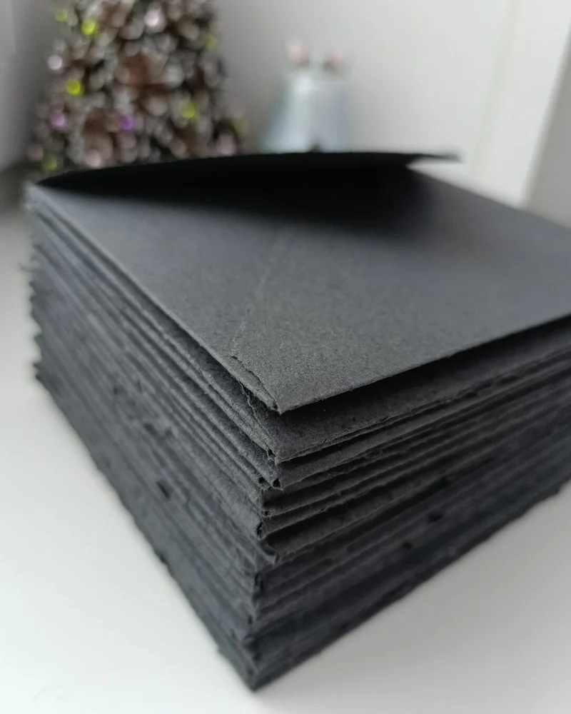 Конверты ручного литья 13 × 17 см — Серый