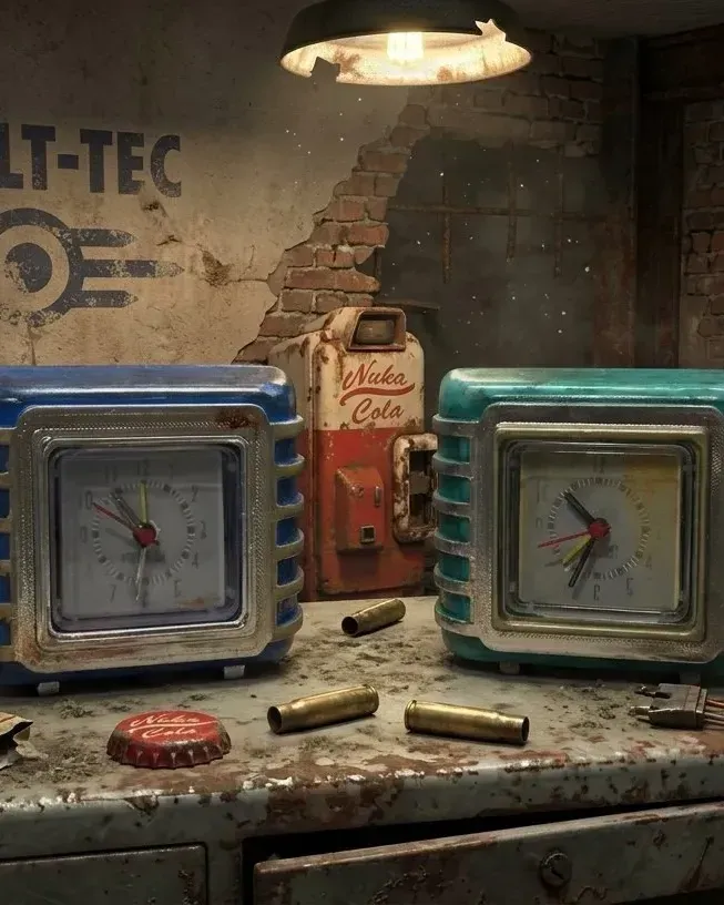 Будильник в стиле Fallout, синий — Синий