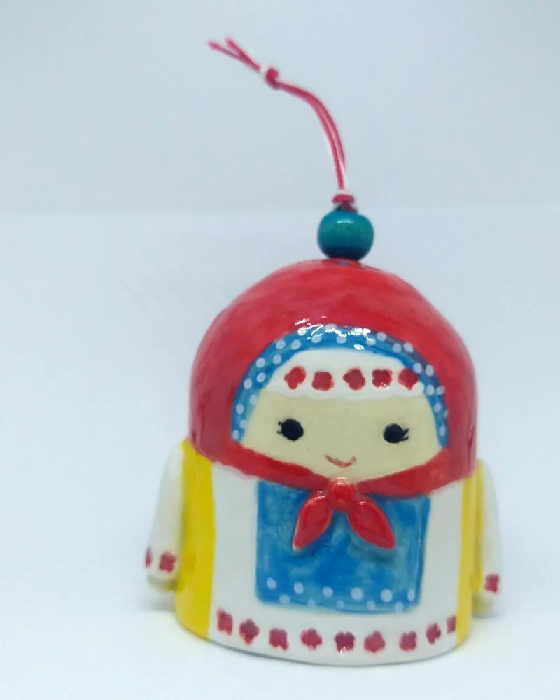 Колокольчик Кукла крупеничка, авторская ручная работа