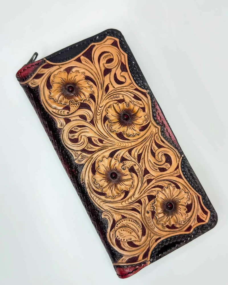 кошелек из натуральной кожи