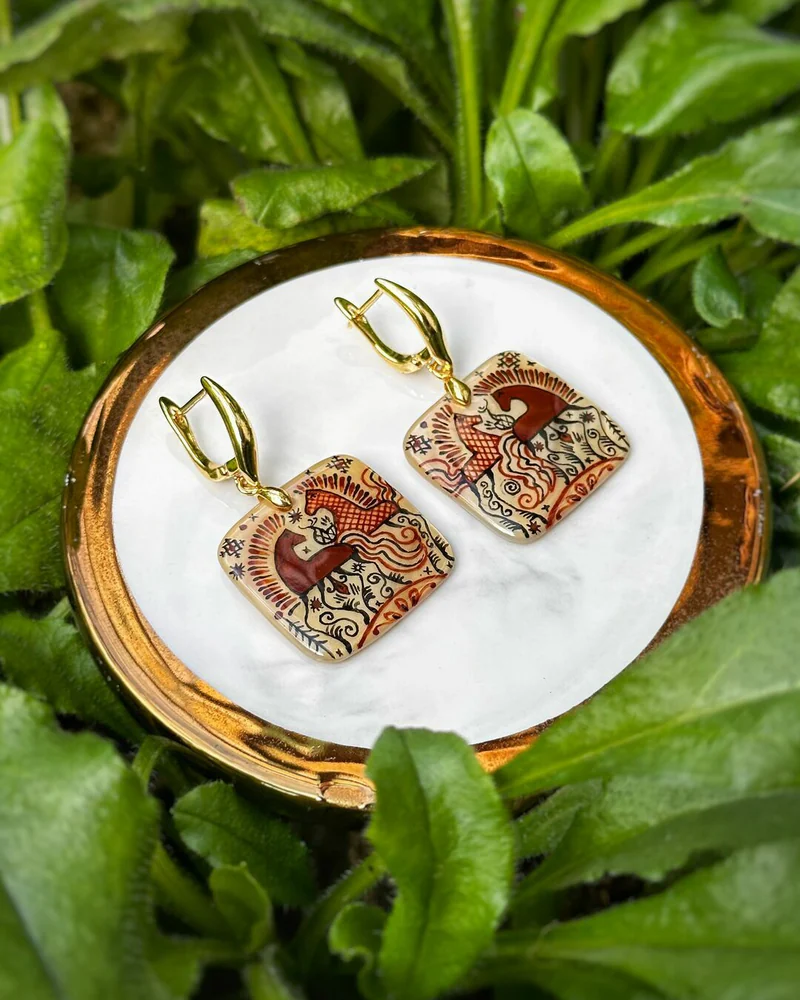 Серьги «Вселенная»