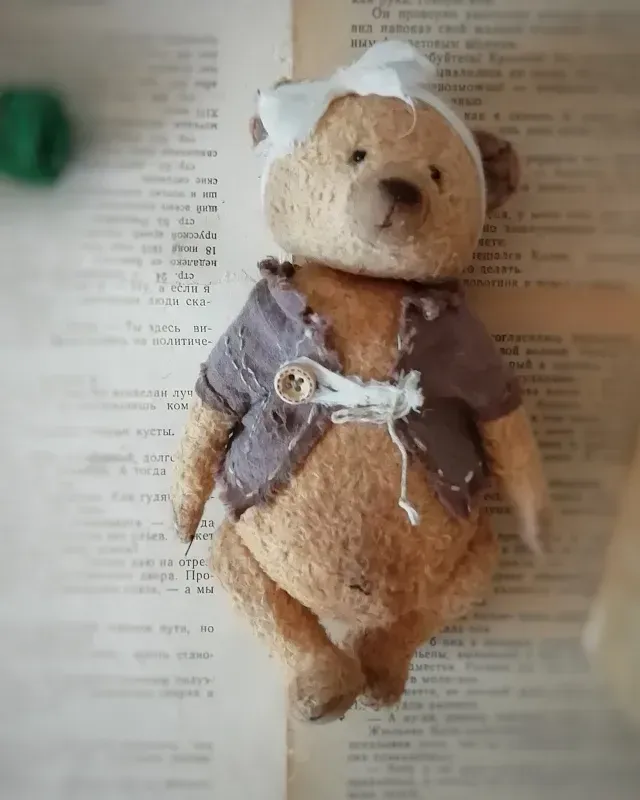 Мишка Тедди Хлоя, бежевый, 16 см