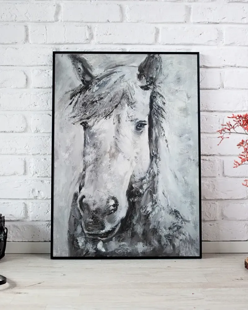 Портрет лошади. Картина маслом 50×70 см — 50×70 см