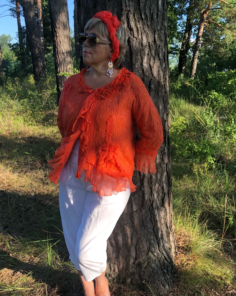Жакет валяный Boho