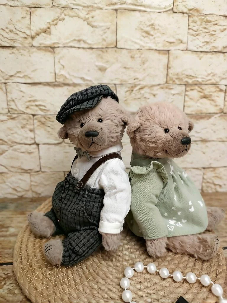 Медведики (мальчик) (коричневые)