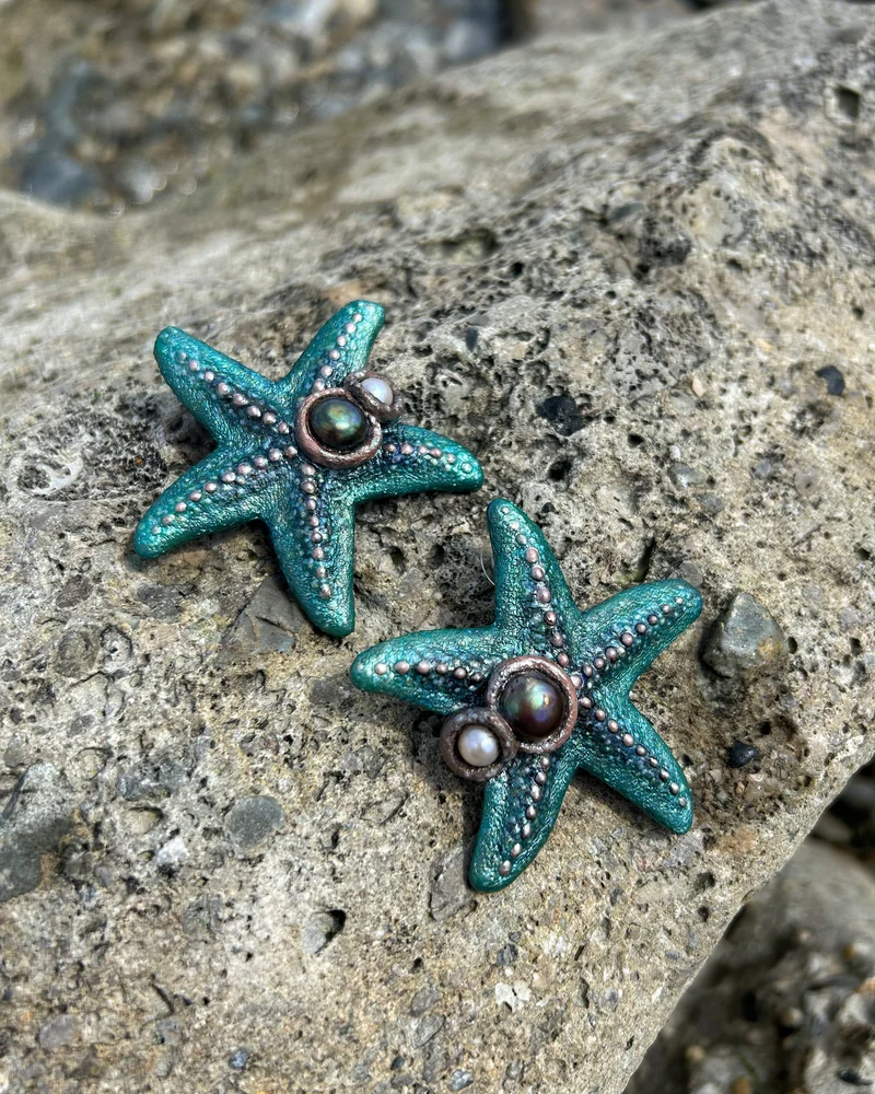 Серьги из коллекции «Морская звезда»