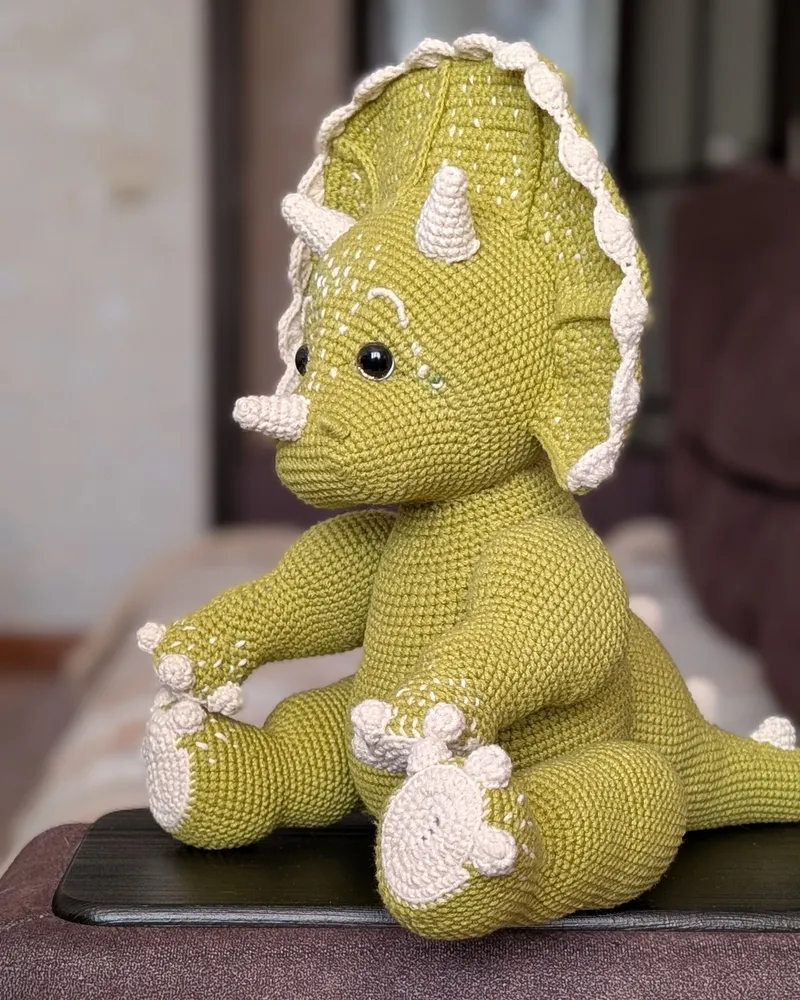 Игрушка Трицератопс — Зеленый