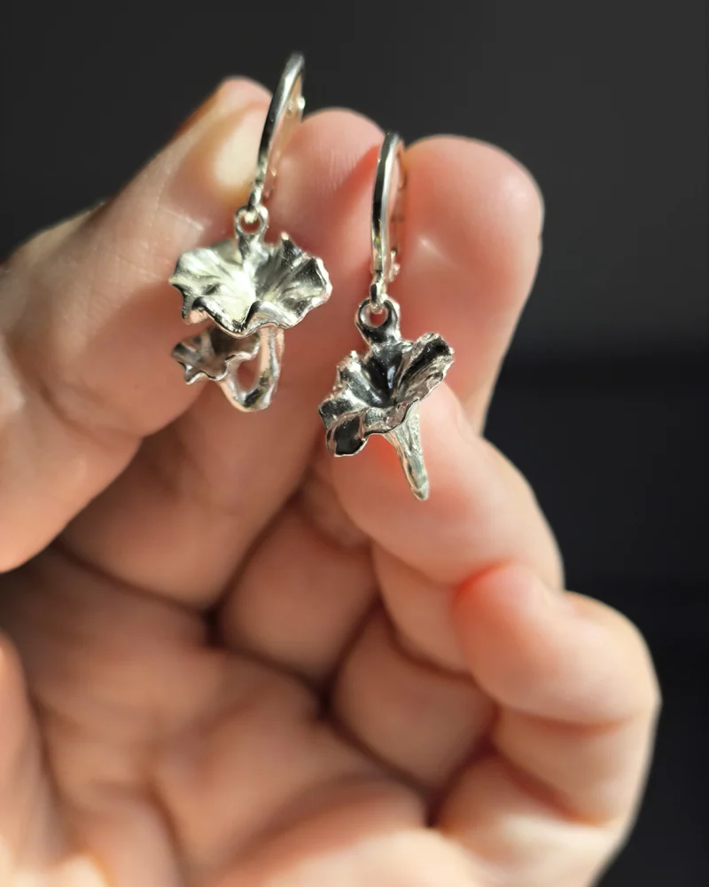 Серьги лисички