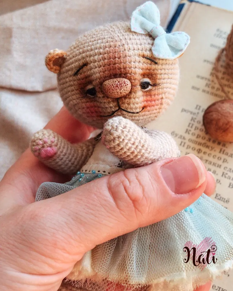 Мишка тедди, 15 см — 15 см