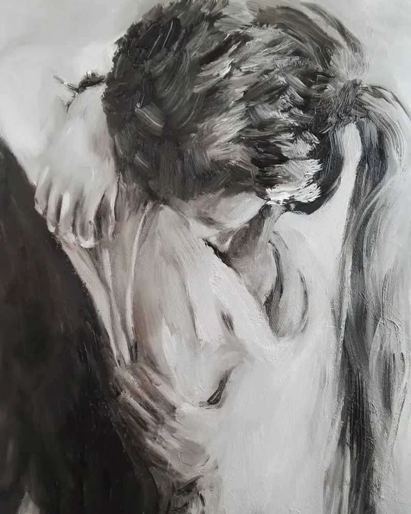 Нежность. Картина маслом 30×50 см — 30×50 см