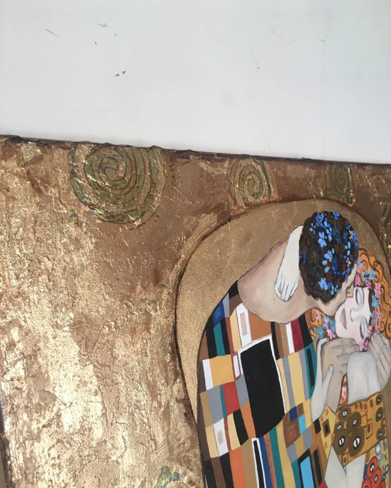 Копия «Поцелуй» Густава Климта, 60×80 см