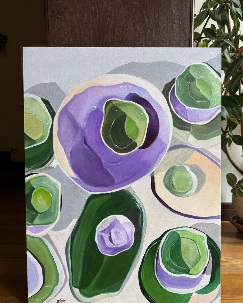 Картина маслом «8 персон» 60×80 см — Оригинал