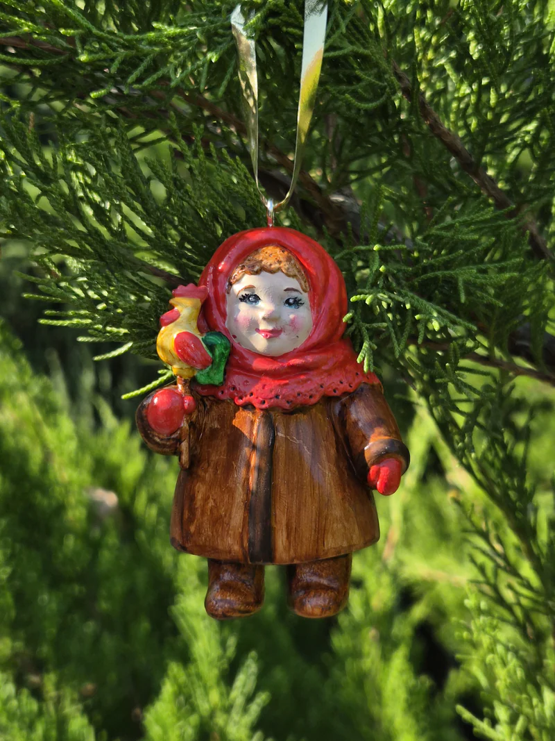 елочная игрушка дети СССР