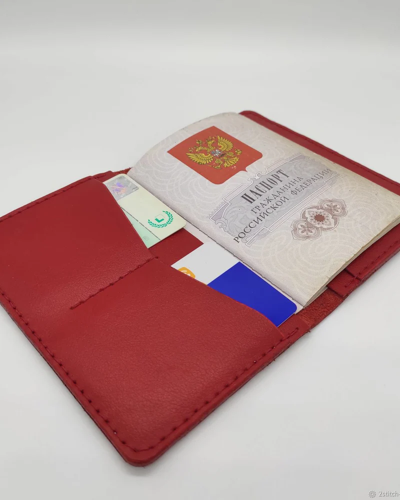 Обложка на паспорт RED