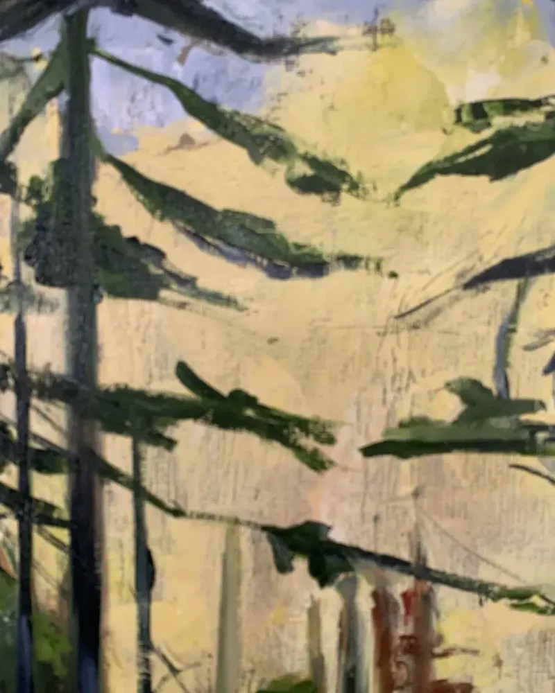 Летний пейзаж. Картина маслом 40×60 см — 40×60 см