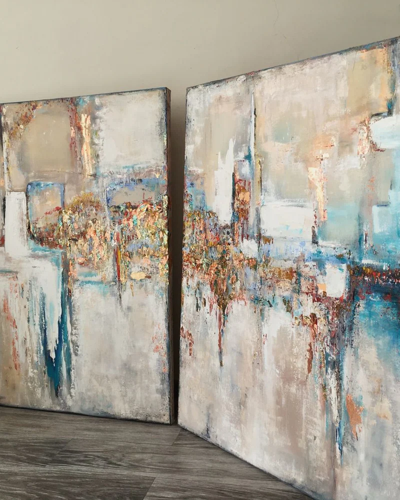 Диптих «Abstract Mix», 140×70 см