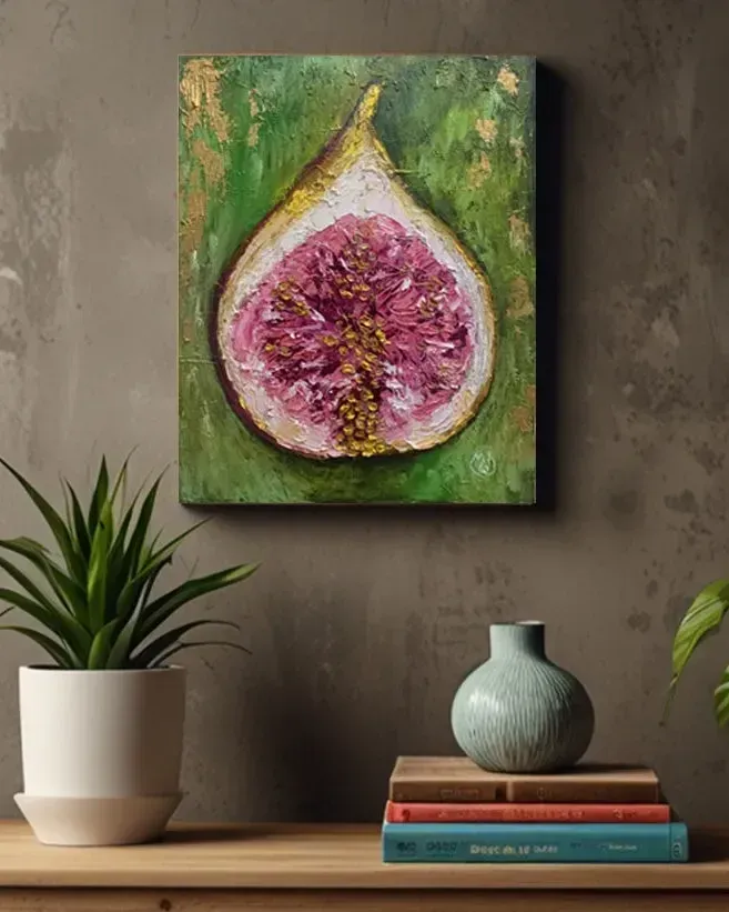Сочный инжир. Картина маслом 40×50 см — 40×50 см