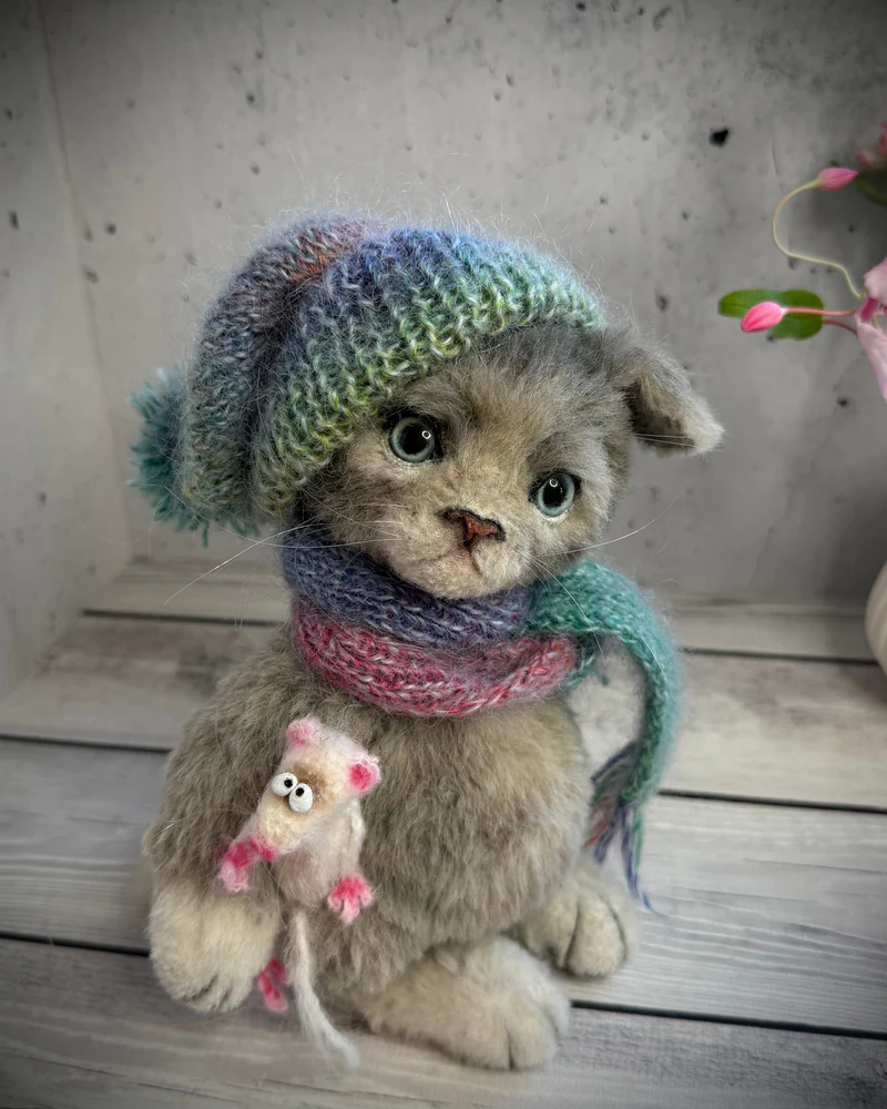 Кот с крысиком