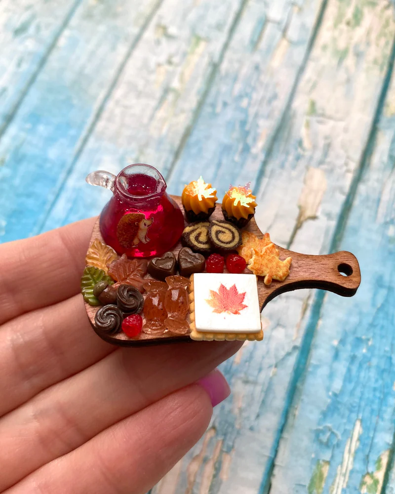 Кукольная Миниатюра «Осень в гостях у Ёжика 🍁»