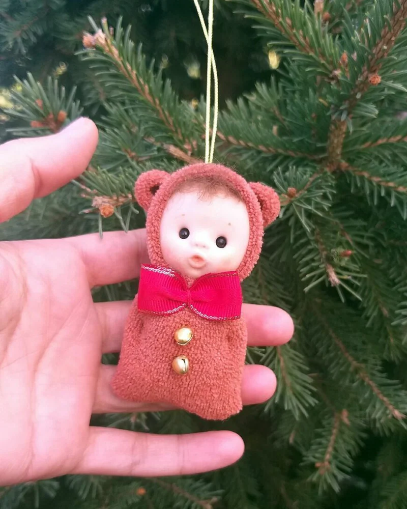 Набор ёлочных игрушек «Детки в костюмах зверят»