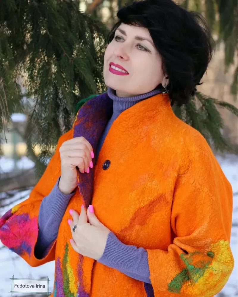 Жакет «Мали» — Оранжевый