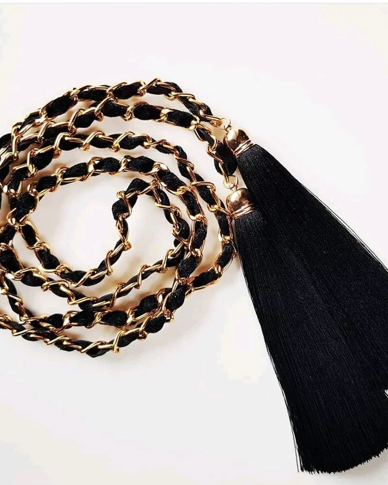 Пояс "Gold Chain Tassels"