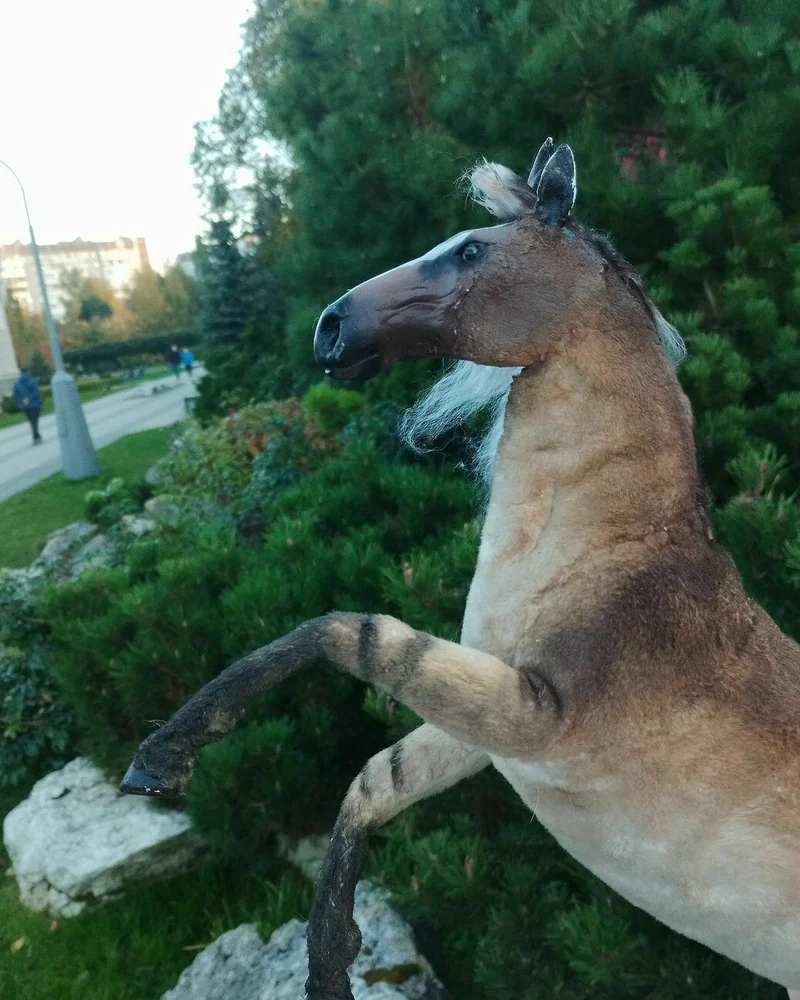 Лошадь буланая, коллекционная игрушка 1:6 — Лошадь буланая