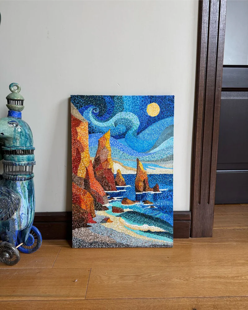 Картина маслом Морской пейзаж 40×60 см — Оригинал