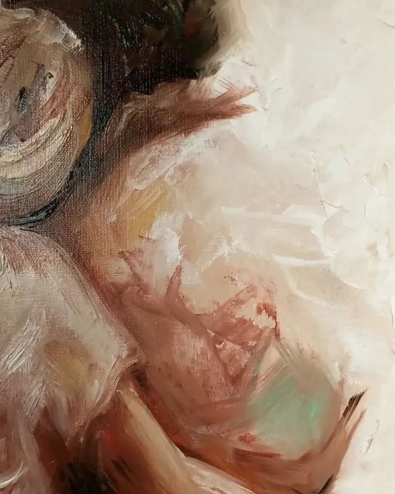 Двое. Картина маслом 40×50 см — 40×50 см