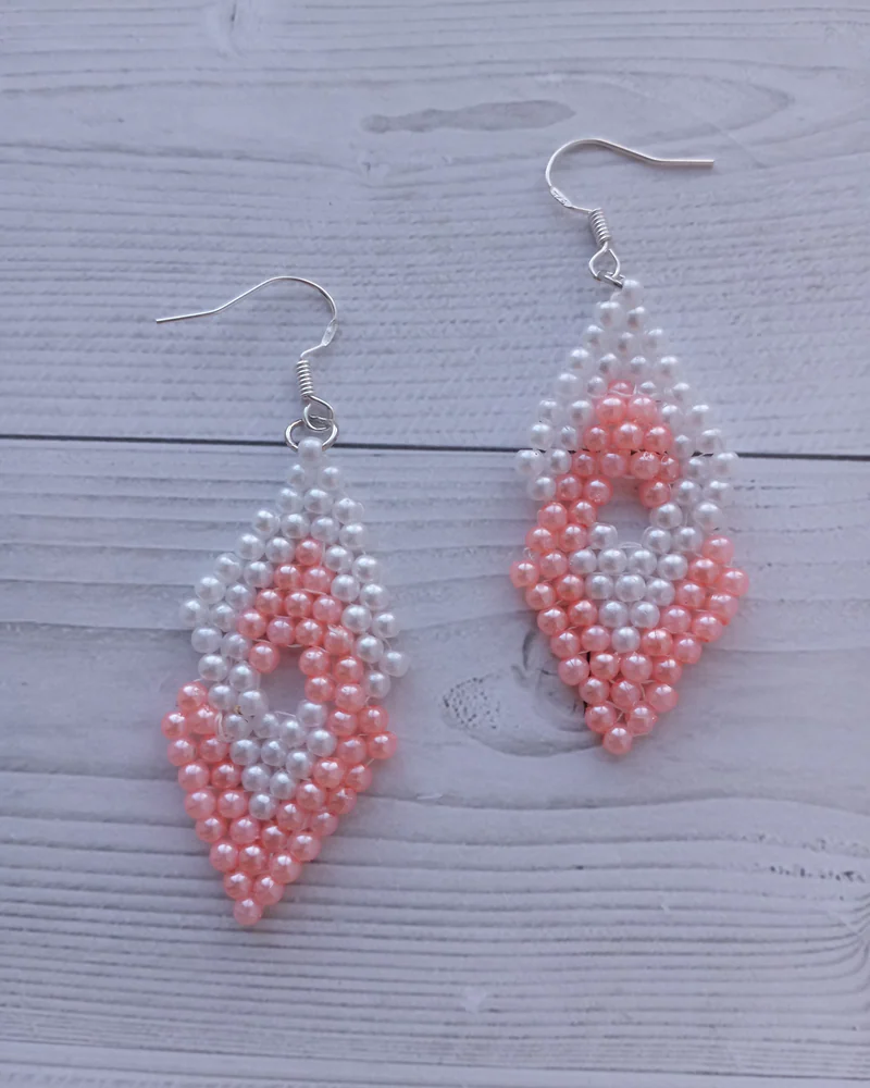 Серьги из бисера