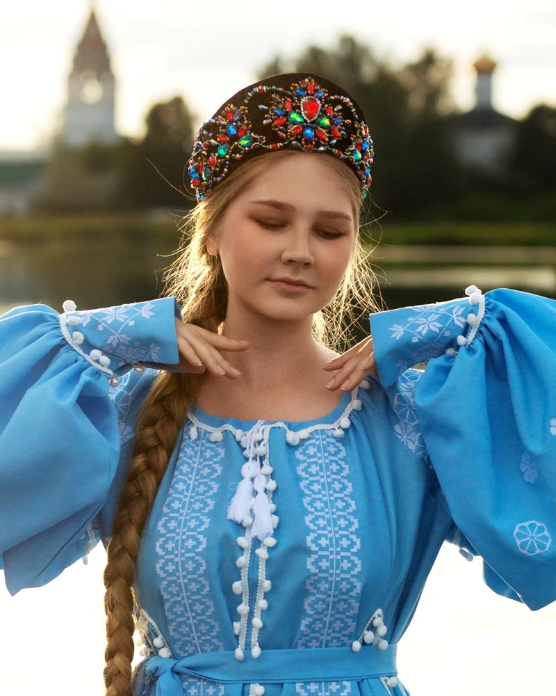 Венец, кокошник "Цветик Семицветик"