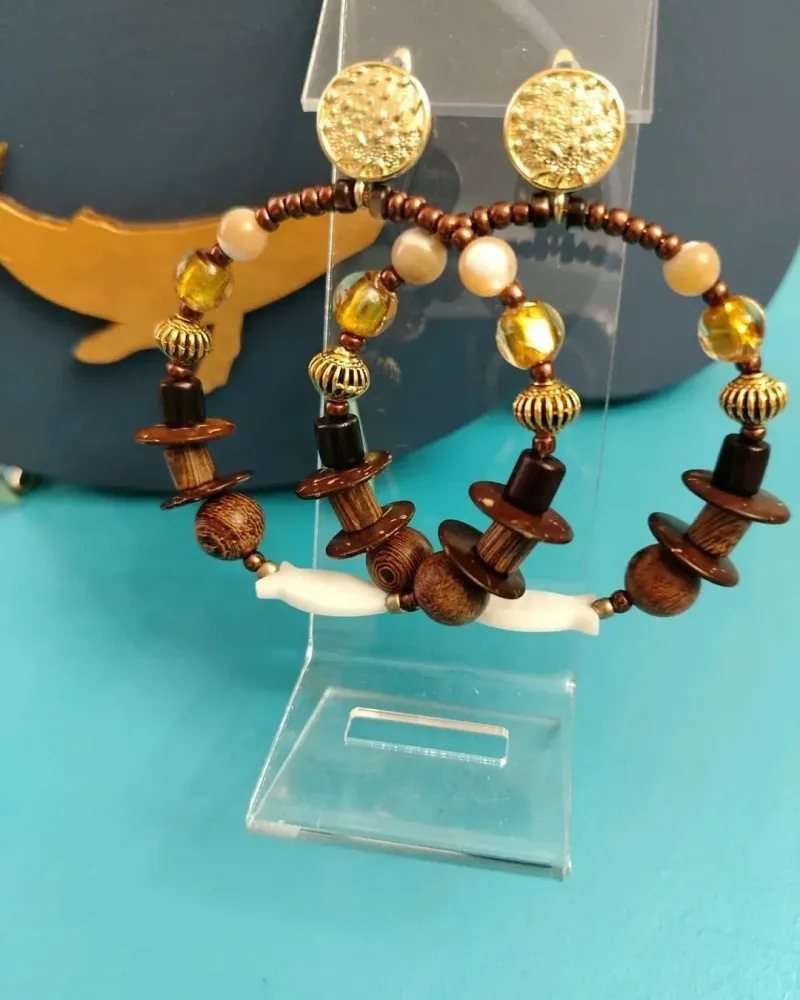 Серьги сафари кольца — Основной