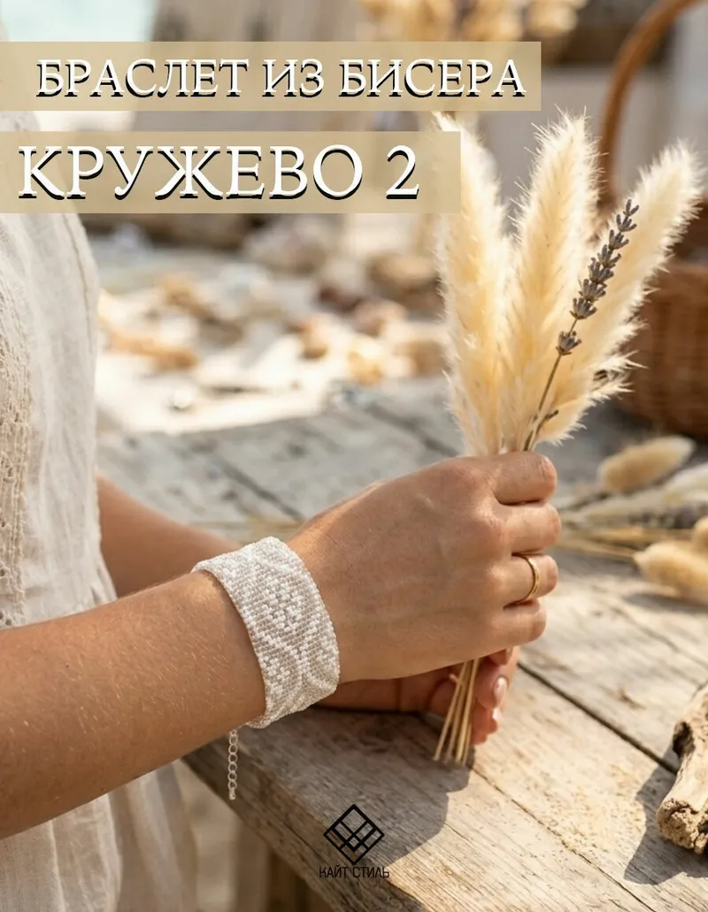 Браслет из бисера «Кружево»