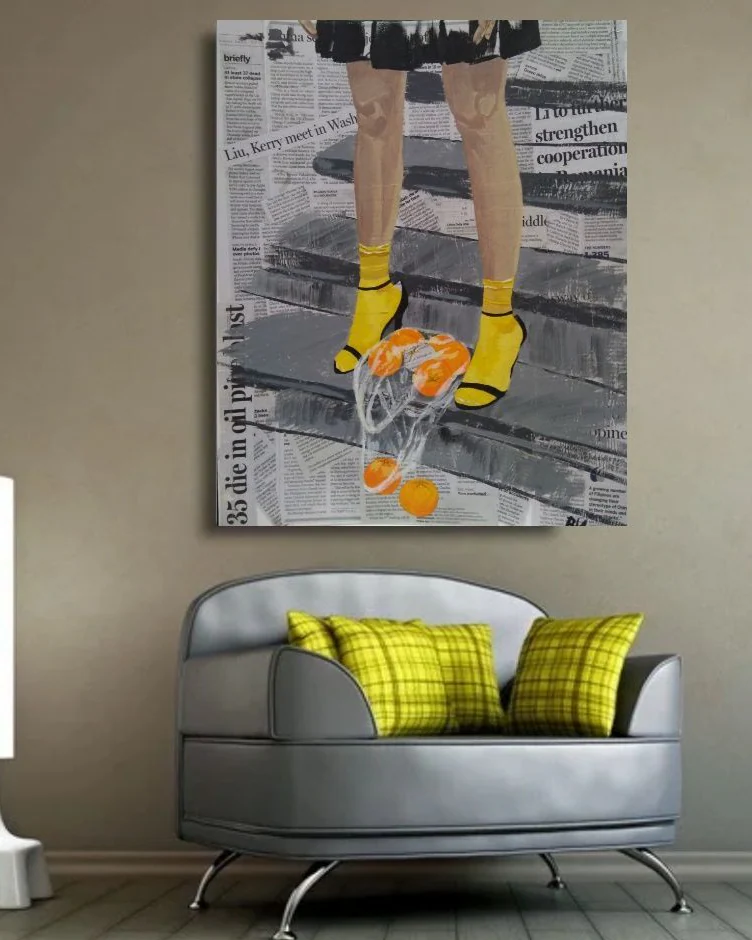 Шоок, картина акрилом