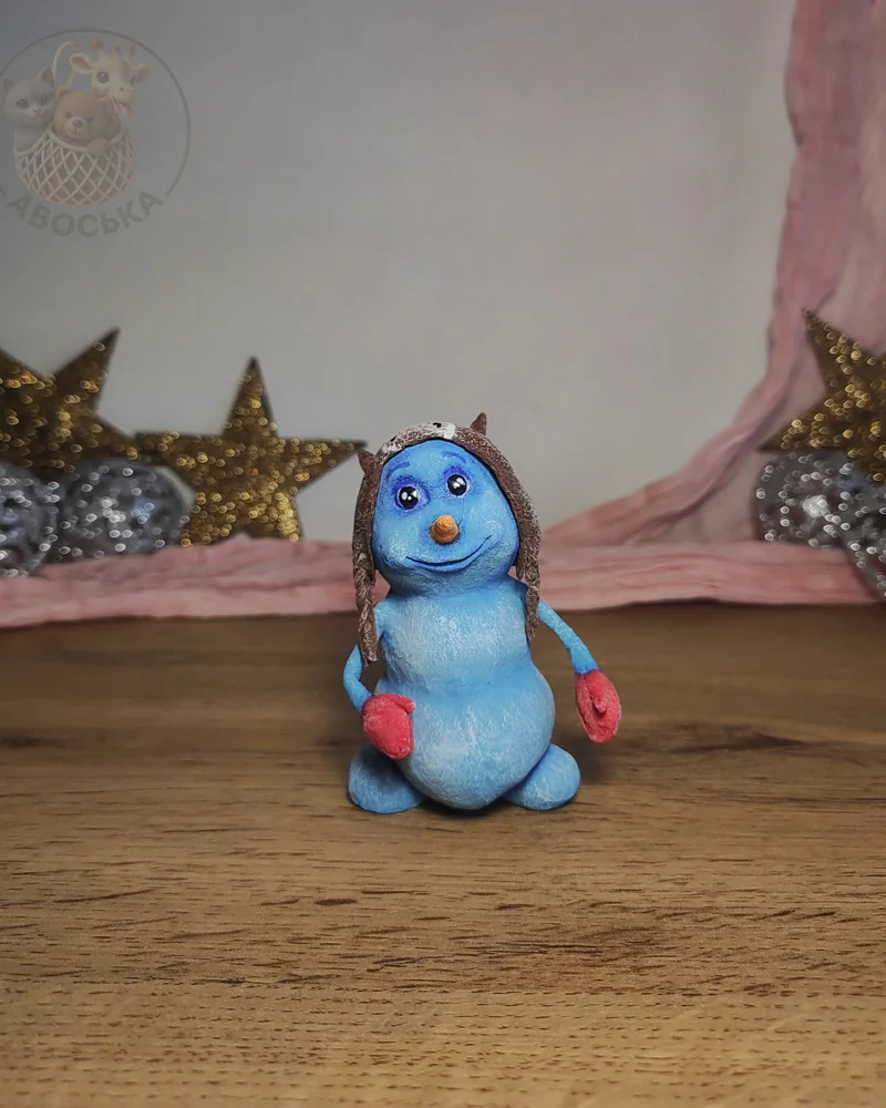 Ватная игрушка «Снеговичок»