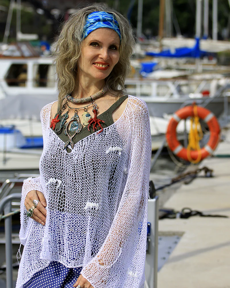 Колье "Дары моря" из коллекции "Море".