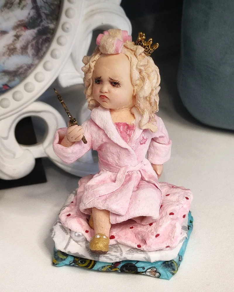 Ёлочная игрушка из ваты