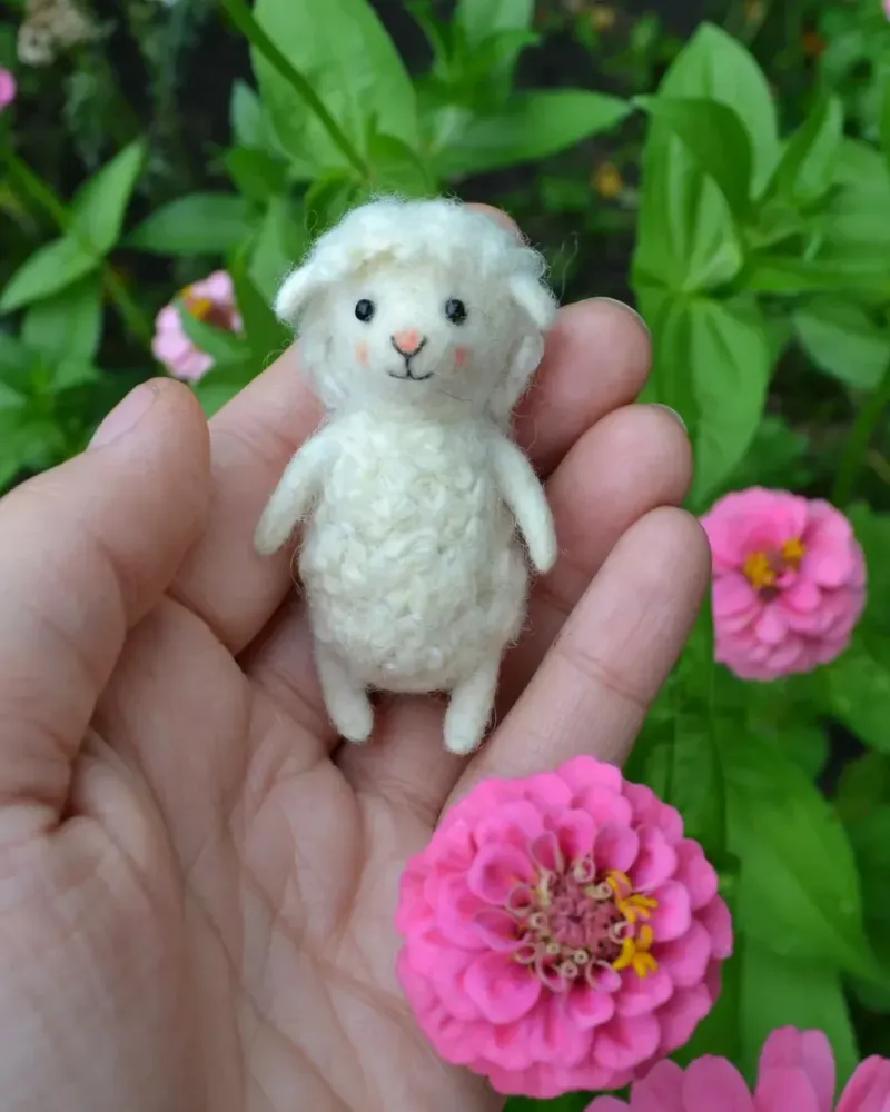 Крошки-овечки, 7 см — 7 см