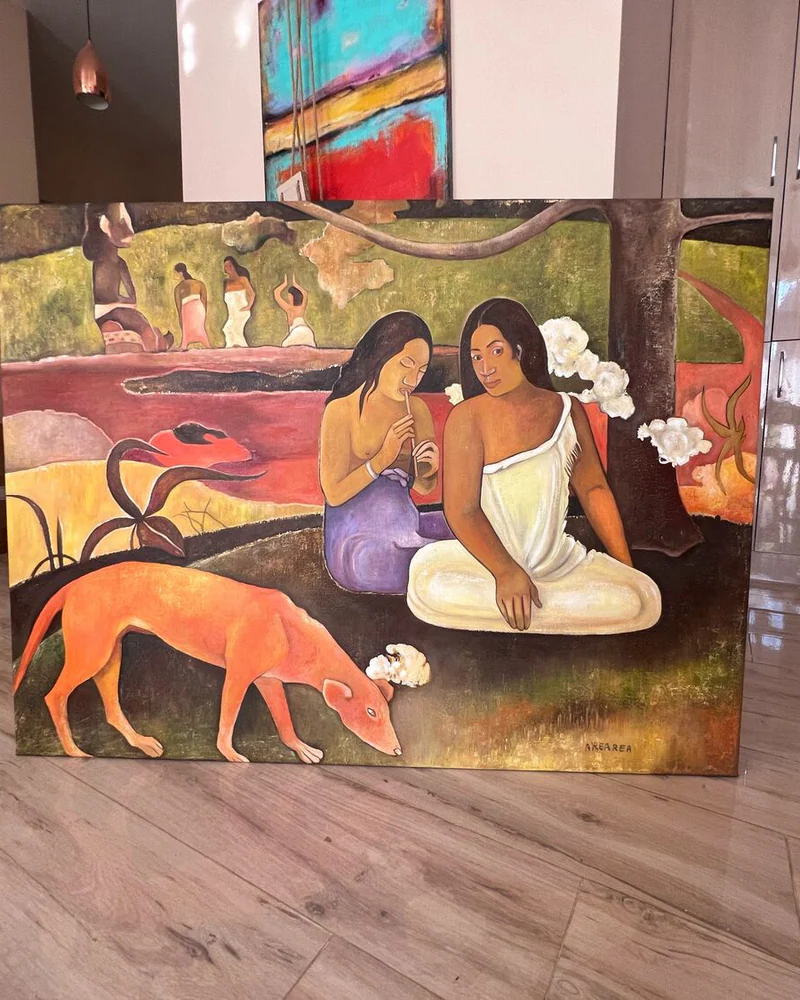 Репродукция «Arearea» по Полю Гогену, 120×90 см
