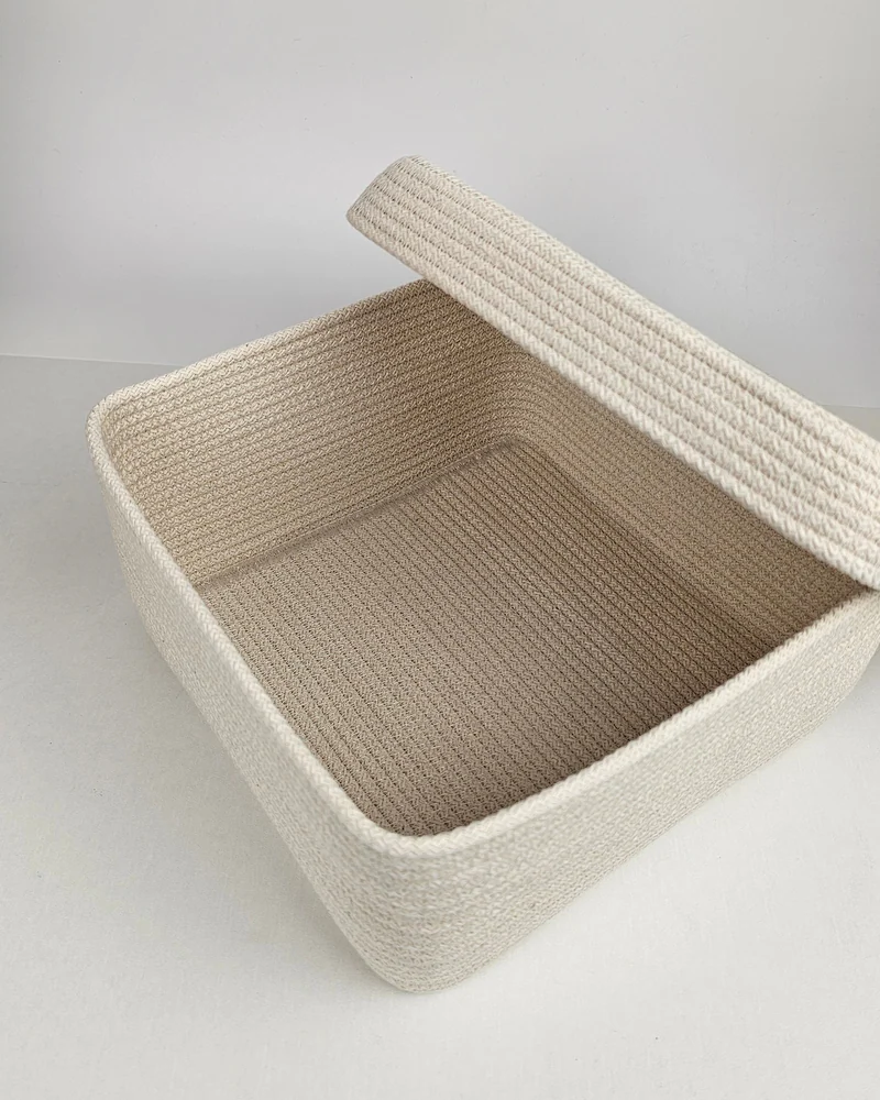 Корзина 20×20×10см с крышкой