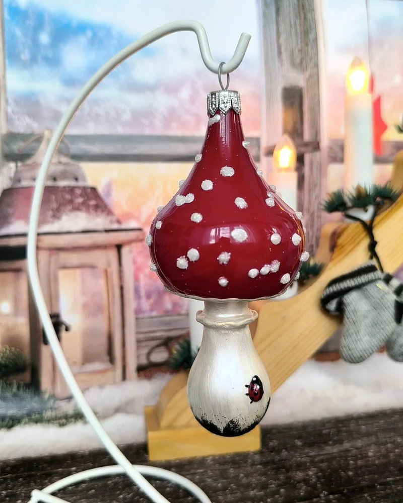 Елочная игрушка Мухомор