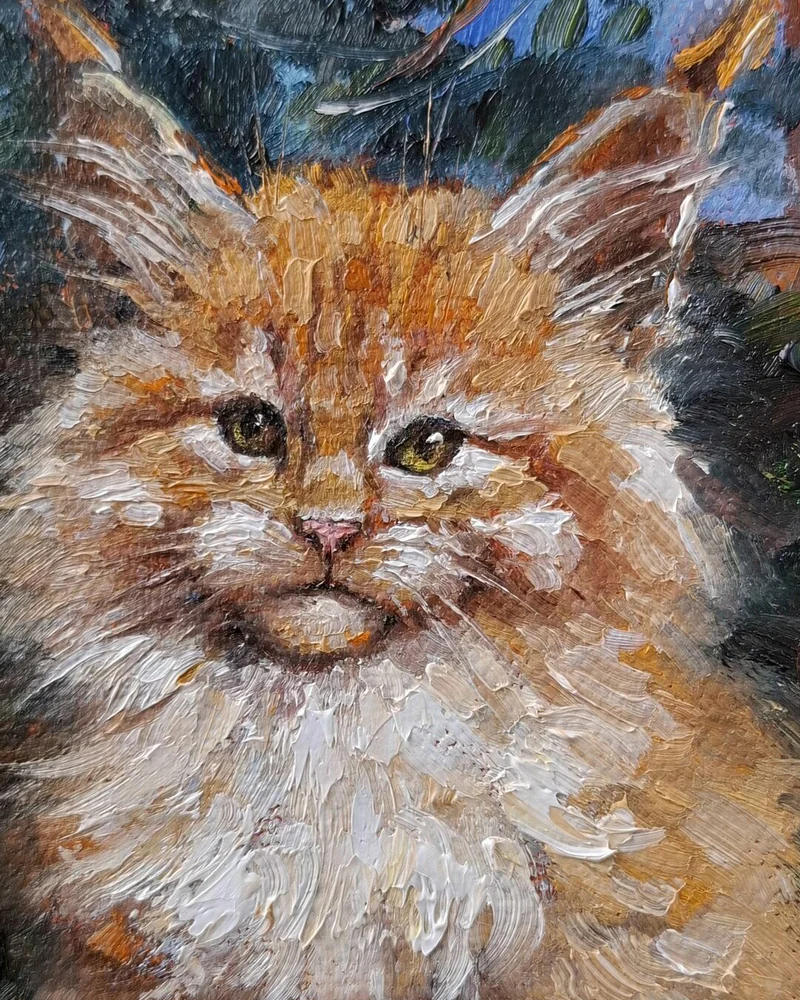 Конфетка. Картина маслом на холсте